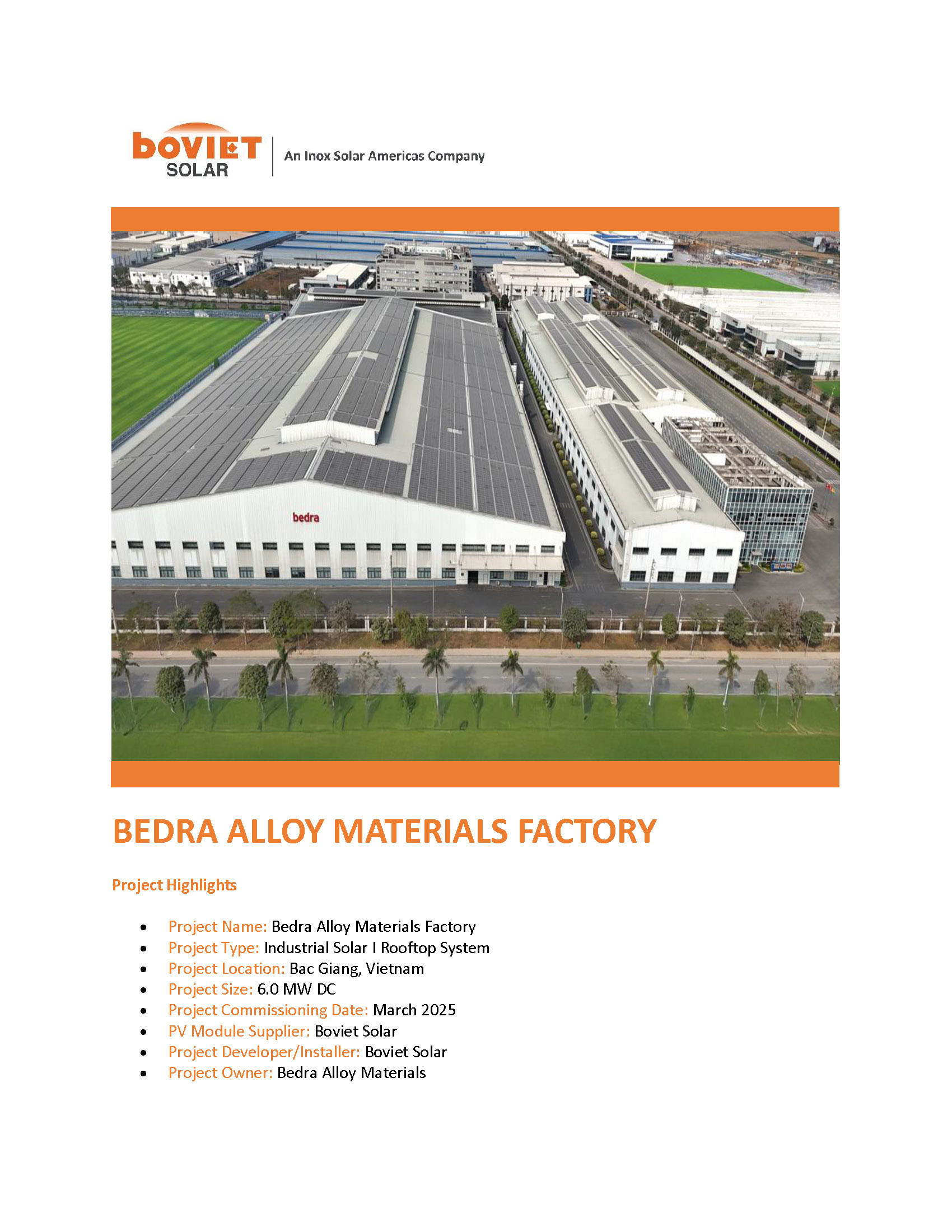 Boviet Solar Bedra Factory Solar System Page 1