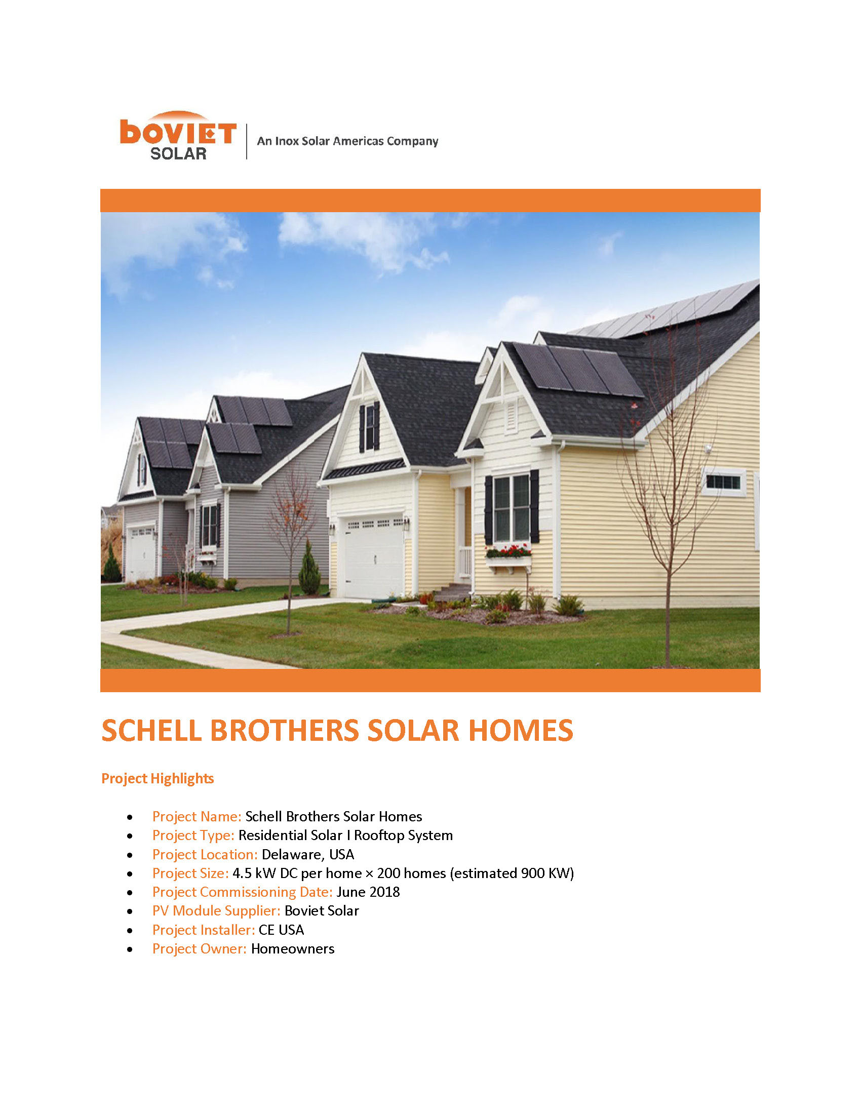 Boviet Solar Ce Usa Shell Brothers Multi Homes Solar System Page 1