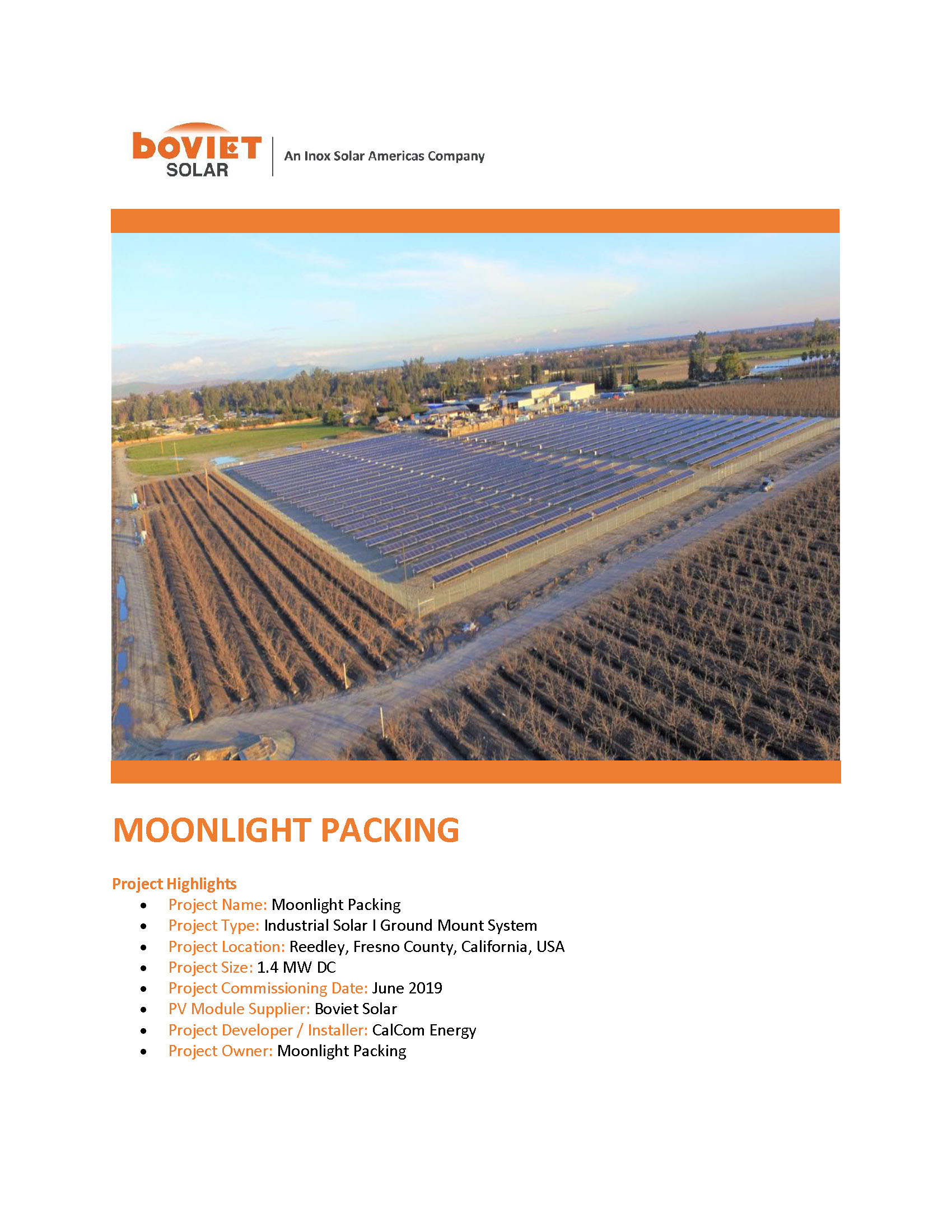 Boviet Solar Calcom Energy Moonlight Packing Solar System Page 1