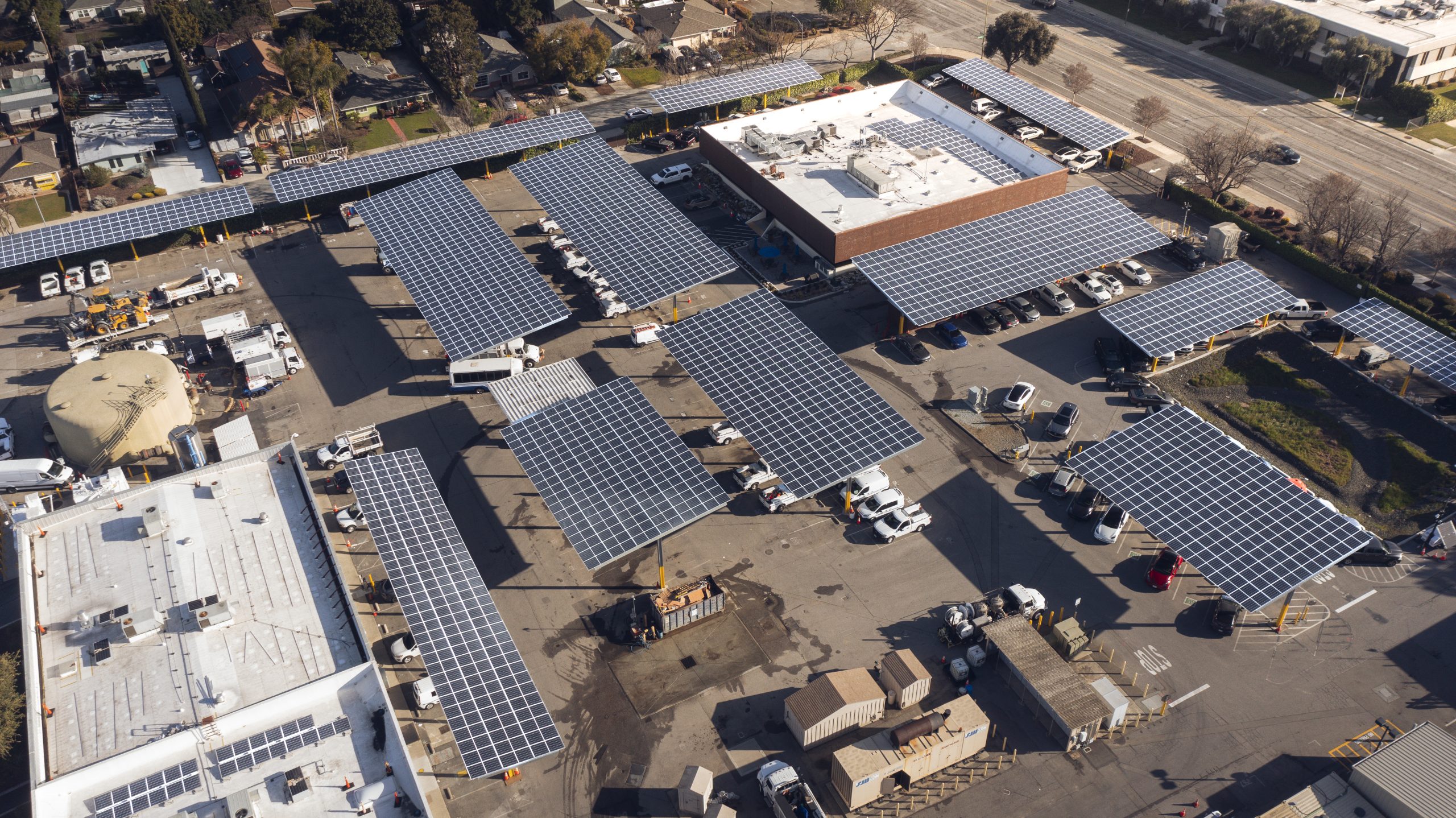 Boviet Solar Centrica Business Solution San Jose Water Bascom Solar System