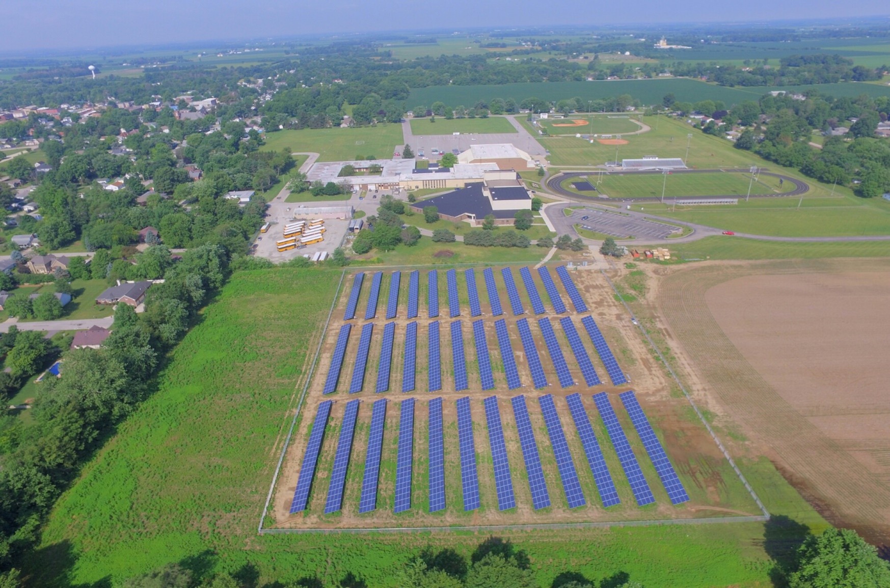 Boviet Solar Johnson Mellow Sheredian Community Solar Middle And High School Solar