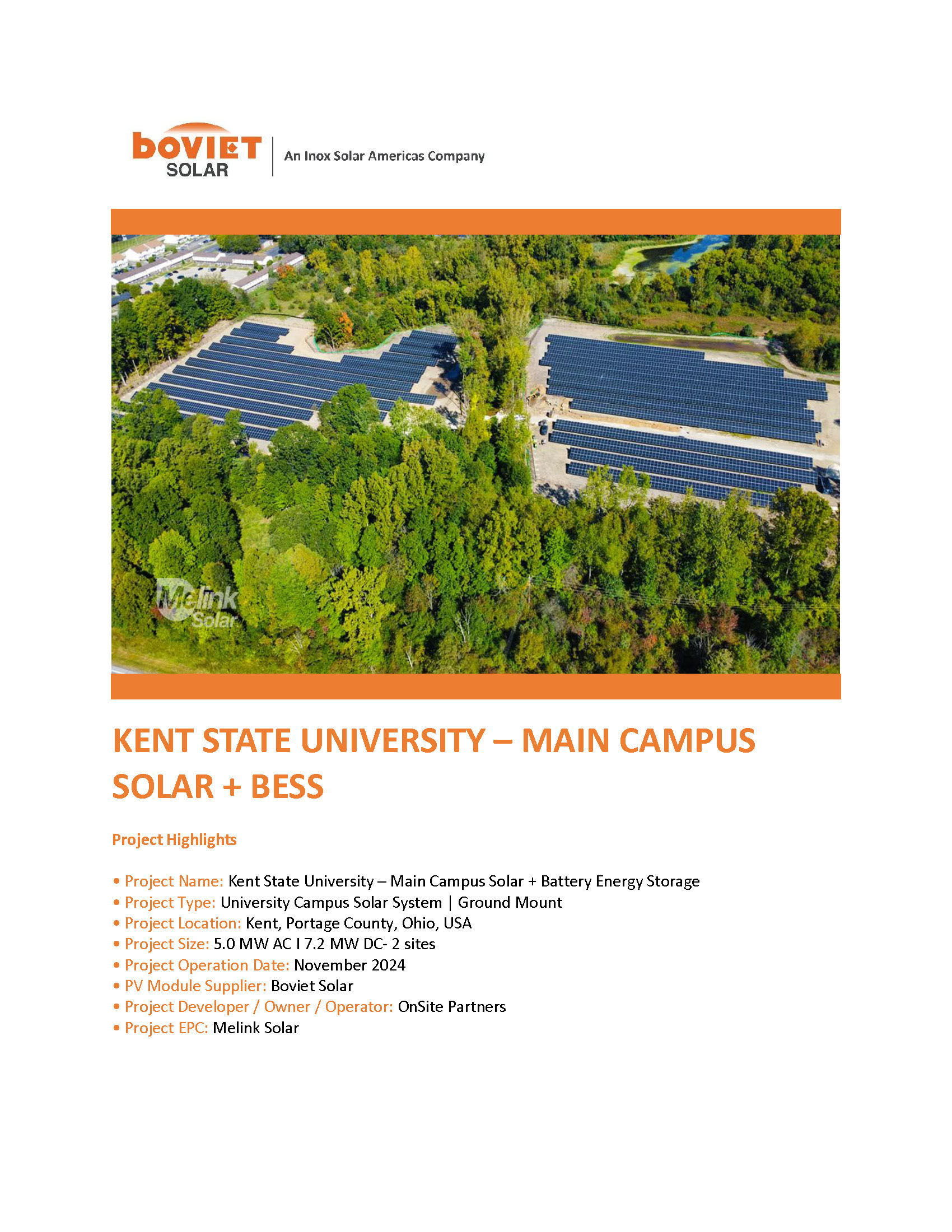 Boviet Solar Menlik Solar Kent University Solar System Page 1