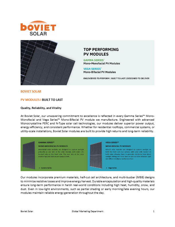 Boviet Solar Pv Module Tech Overview Pdf Image