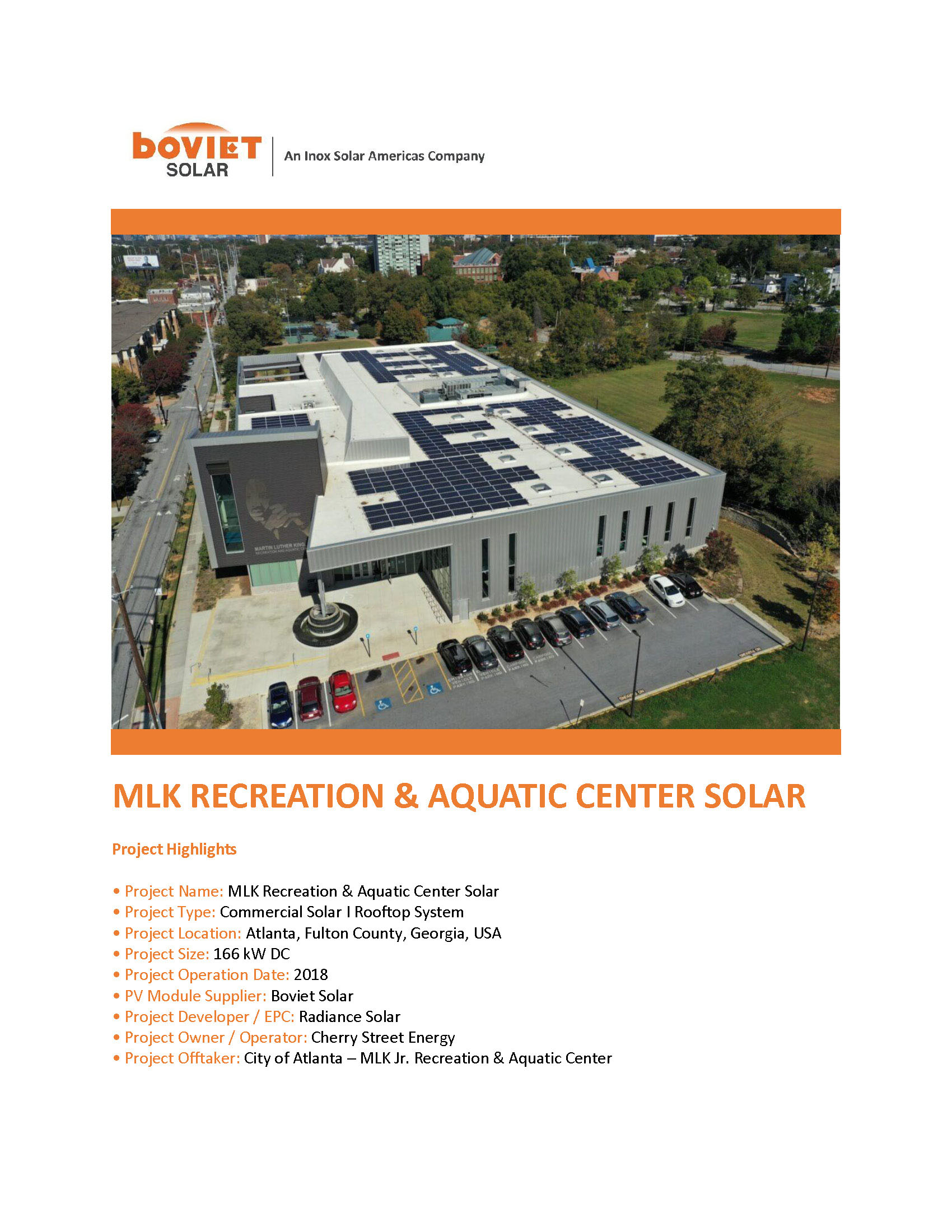 Boviet Solar Radiance Energy Mlk Auatic Center Solar System Page 1