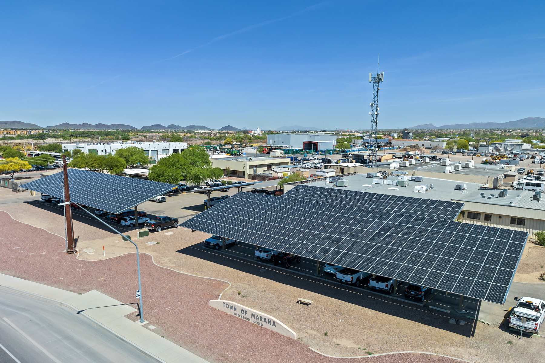 Boviet Solar Solon Corp Marana Operations Center Solar System